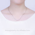 Factory Price 925 Sterling Silver Simple Gold Chain For Girls